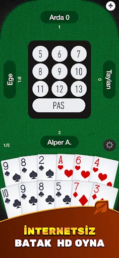 Batak HD - İnternetsiz Batak screenshot 4