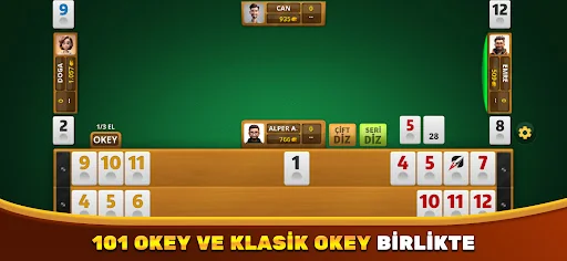 Okey & 101 Okey İnternetsiz HD screenshot 1