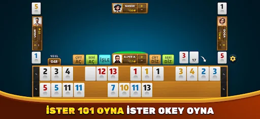 Okey & 101 Okey İnternetsiz HD screenshot 2