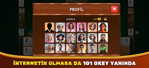 Okey & 101 Okey İnternetsiz HD screenshot 4