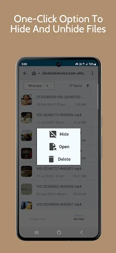 Hide Images,Videos And Files screenshot 2