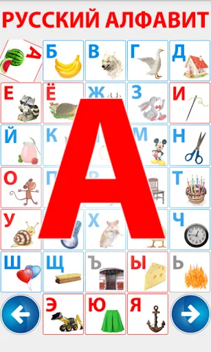 Алфавит, учим буквы и слова