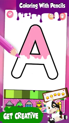 Alphabets Coloring book screenshot 2
