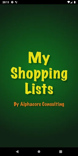 My Shopping Lists