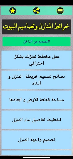 تصاميم خرائط المنازل والبيوت