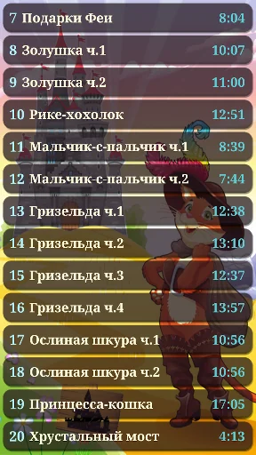 Шарль Перро аудио сказки детям screenshot 2
