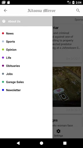Altoona Mirror screenshot 2