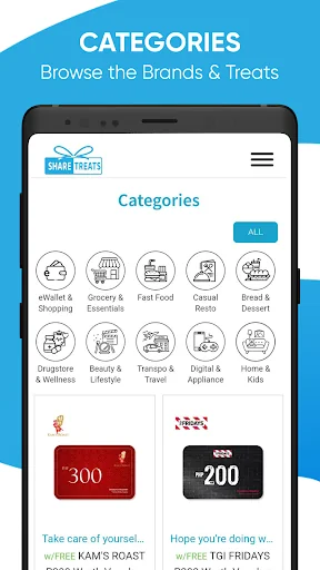 SHARE TREATS screenshot 2