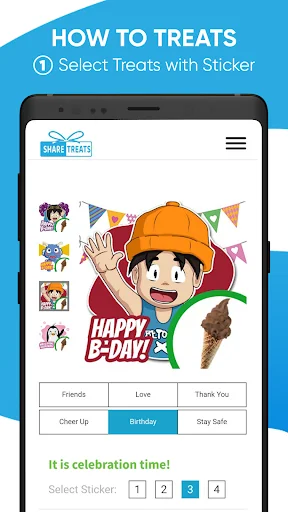 SHARE TREATS screenshot 3