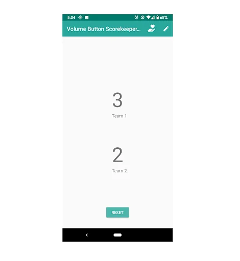 Volume Button Scorekeeper