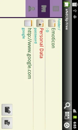 aNdClip Free - Clipboard ext - screenshot 4