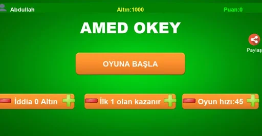 AMED Okey (İnternetsiz)