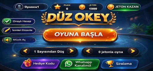 Okey –İnternetsiz Klasik Okey