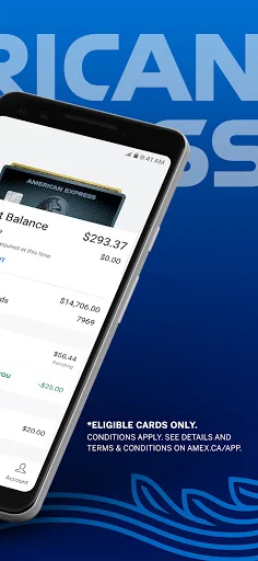 Amex Canada screenshot 2
