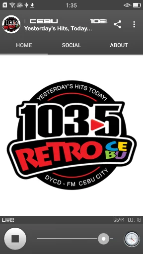 103.5 RETRO CEBU screenshot 2