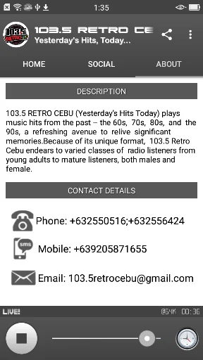 103.5 RETRO CEBU screenshot 4
