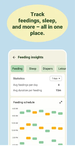 Baby tracker - feeding, sleep screenshot 2