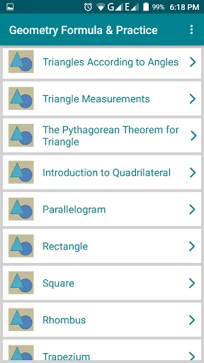 Geometry Formula with Practice