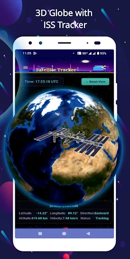 Satellite & ISS Tracker screenshot 1