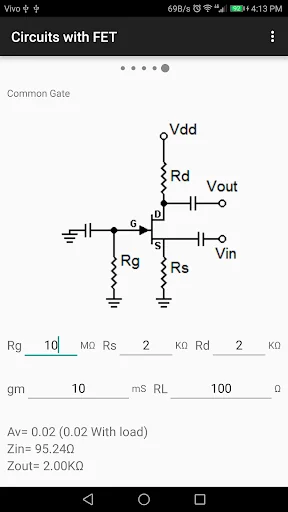 Electronic Circuit Calculation screenshot 4