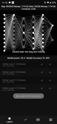 Perceptron - An Idle Game screenshot 1