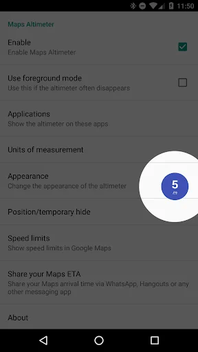 Maps Altimeter