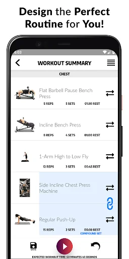 Exerprise Workout Meal Planner screenshot 4