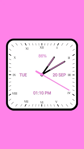 Analog Clock Square
