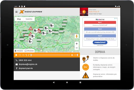 Dopravný servis Rádia Expres screenshot 4