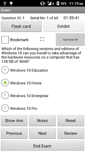 Sim-Ex Practice Test:A+ Core 2