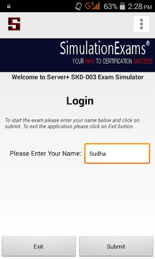 Sim-Ex Exam Sim for Server+