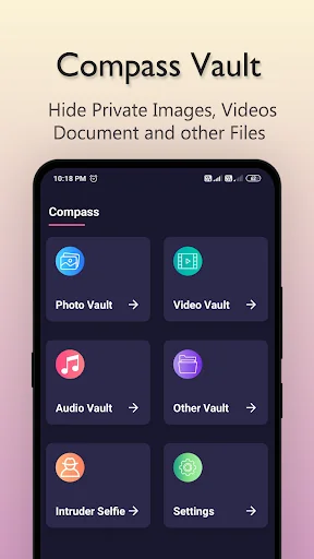 Compass Vault Hide Photo Video screenshot 2