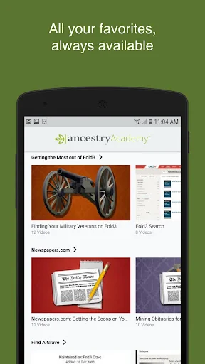 Ancestry Academy screenshot 3