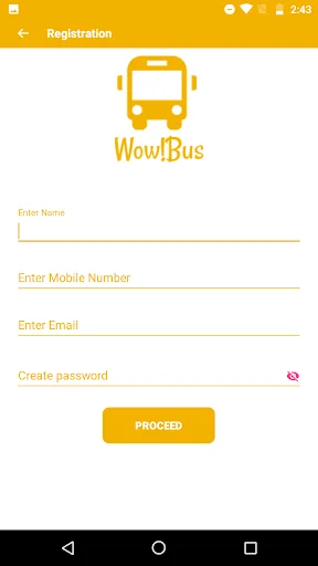 Wow Bus - Bus Booking Demo