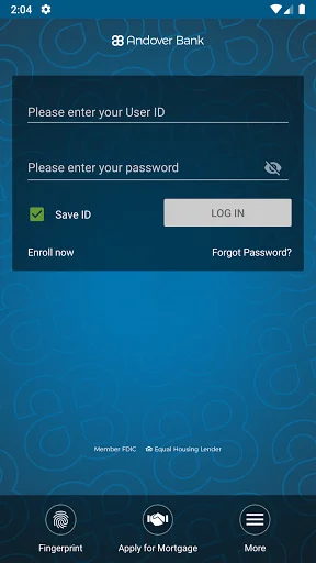 Andover Mobile Banking screenshot 2