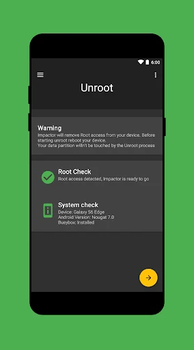Impactor Universal Unroot