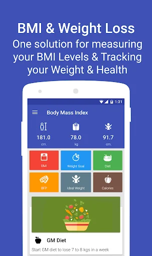 BMI Calculator Weight Tracker