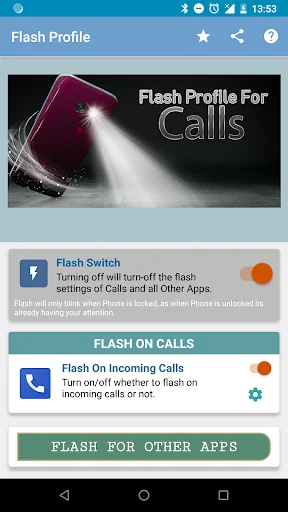 Flash Profile For Calls