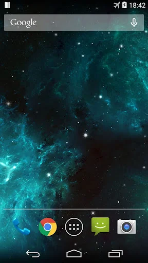 Galaxy Nebula Live Wallpaper screenshot 1