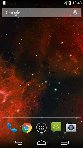 Galaxy Nebula Live Wallpaper screenshot 2