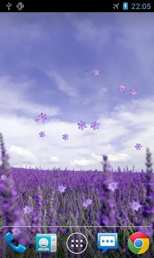 Lavender Live Wallpaper screenshot 1