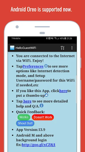 WiFi Web Login screenshot 4