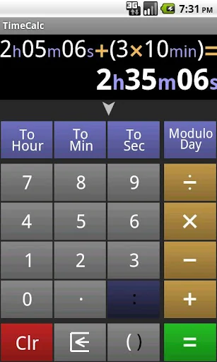 Time Calculator screenshot 1