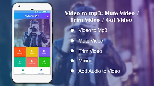 Video to Mp3 : Mute Trim Mix
