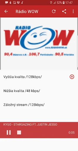 Slovakia radios RadioSCAN screenshot 3