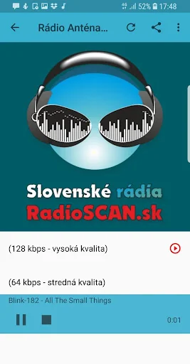 Slovakia radios RadioSCAN screenshot 4