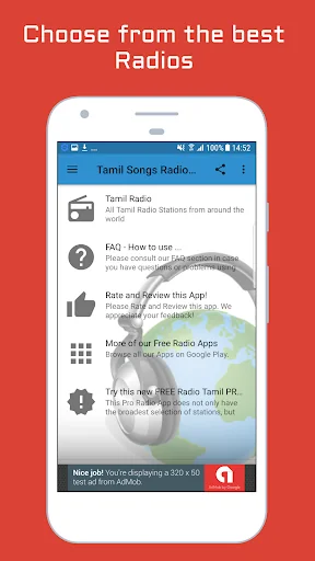 Tamil Songs Radio Stations screenshot 1