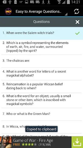 Witchcraft, Wicca & Pagan Quiz screenshot 4