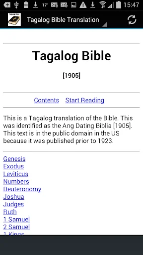 Tagalog Bible Translation
