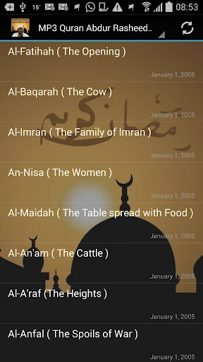 MP3 Quran Abdur Rasheed Soofy screenshot 1
